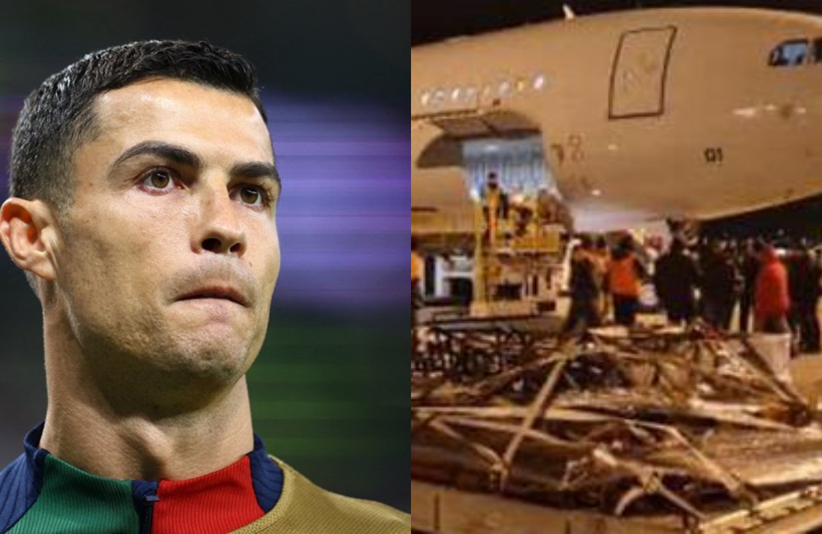 Cristiano Ronaldo enviou avião recheado para a Turquia após sismo