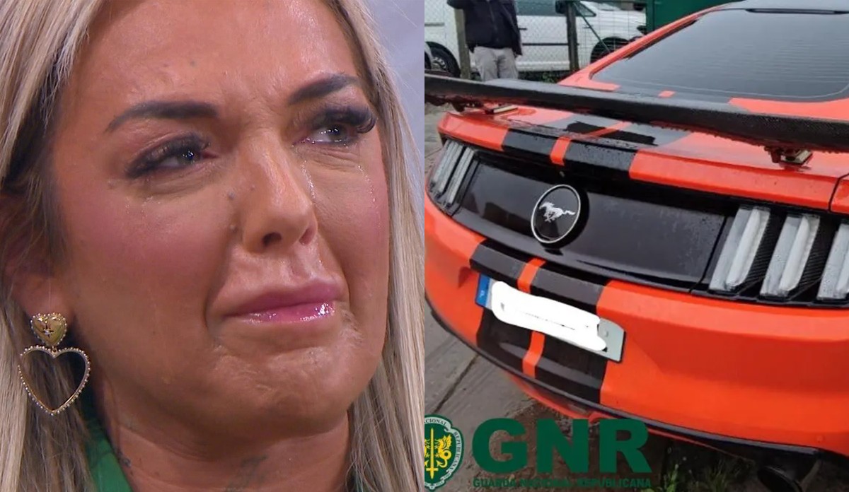 Mustang de Claudia Nayara apreendido em buscas da GNR após vender malas falsas através do Facebook